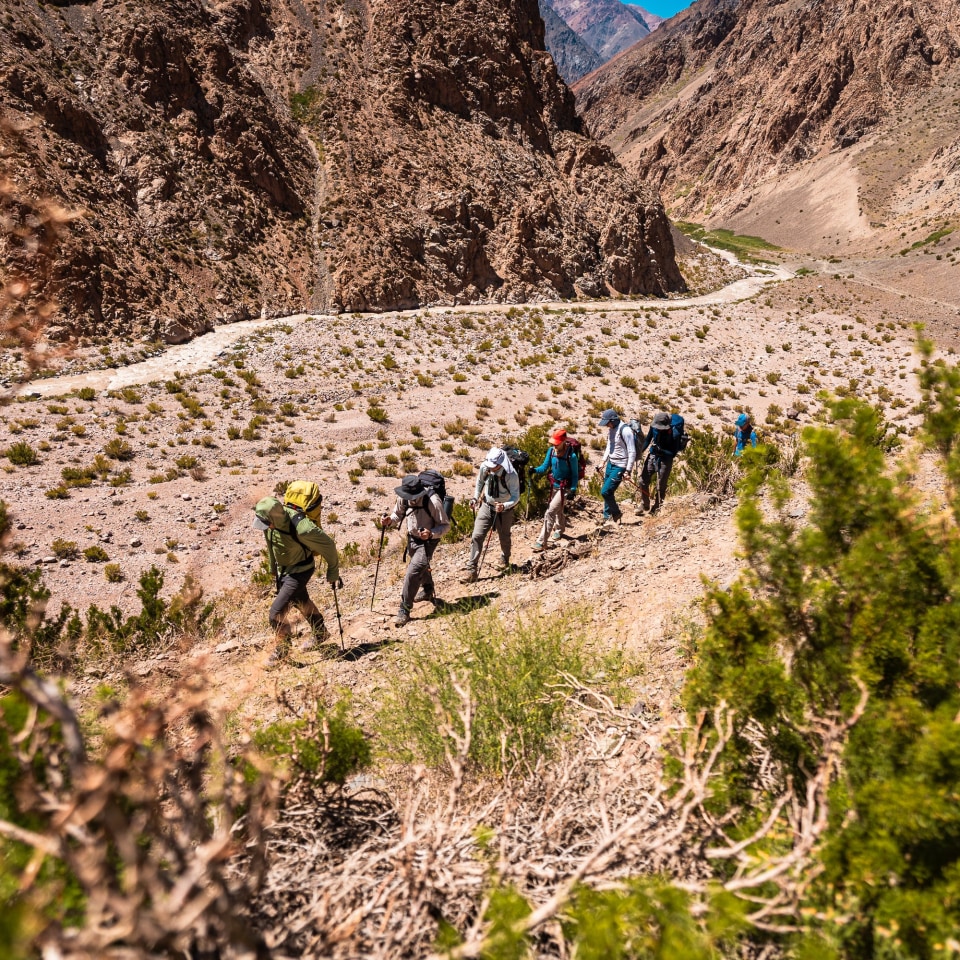 Aconcagua Besteigung per Überschreitung auf der 360°-Route